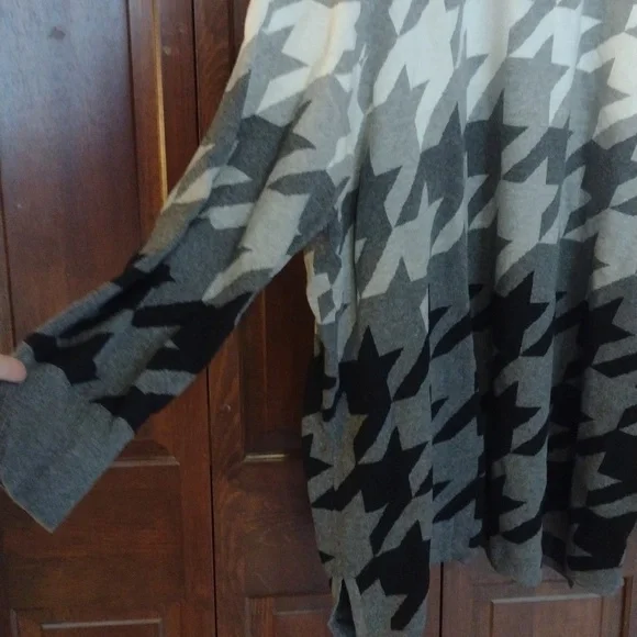 5X Isaac Mizrahi sweater houndstooth - Picture 2 of 7
